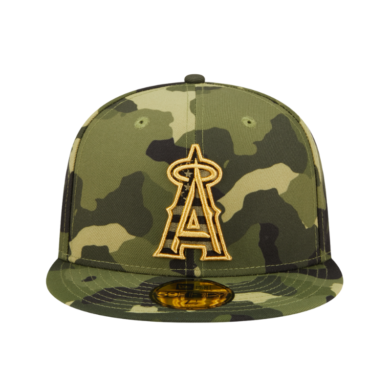 59fifty Fitted Cap Anaheim Angels Armed Forces (2022) - Camo - Headz Up 