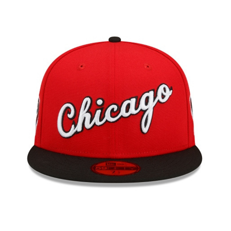 Chicago Bulls NBA21 City OFF 59Fifty Fitted - Rød - Headz Up 