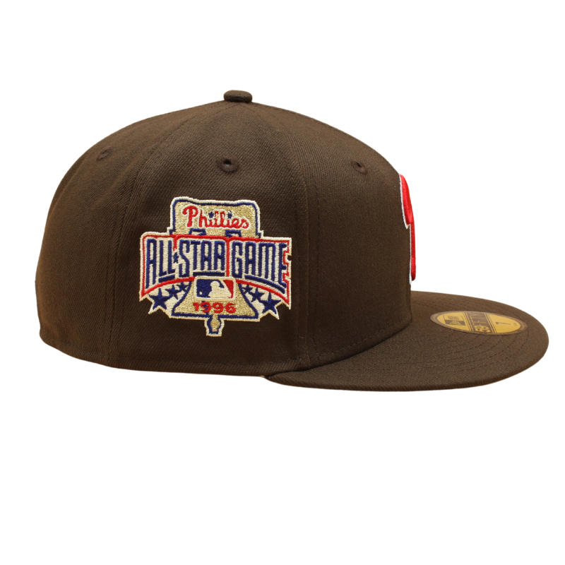 Philadelphia Phillies Cooperstown 59Fifty Fitted All Star Game 1996 - Walnut Brown/Yellow - Headz Up 