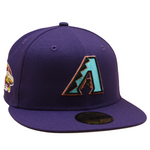 Arizona Diamondbacks Cooperstown 59Fifty Fitted World Series 2001 - Purple - Headz Up 