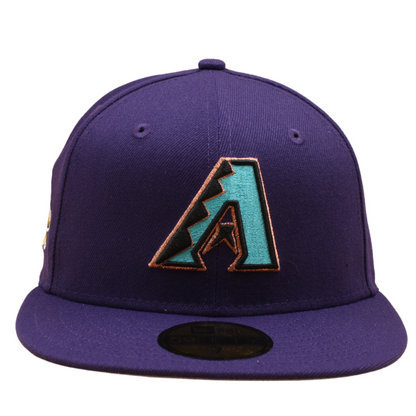 Arizona Diamondbacks Cooperstown 59Fifty Fitted World Series 2001 - Purple - Headz Up 