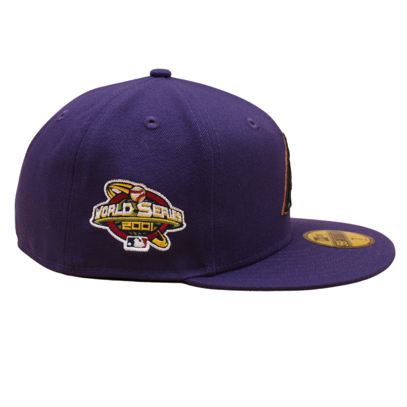 Arizona Diamondbacks Cooperstown 59Fifty Fitted World Series 2001 - Purple - Headz Up 