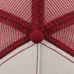 American Heritage Trucker Cap - White/Maroon - Headz Up 