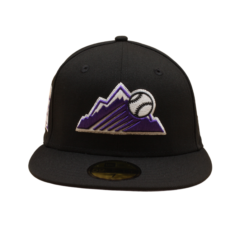 Colorado Rockies Cooperstown 59Fifty Fitted 25th Anniversary - Black/Lavendel - Headz Up 