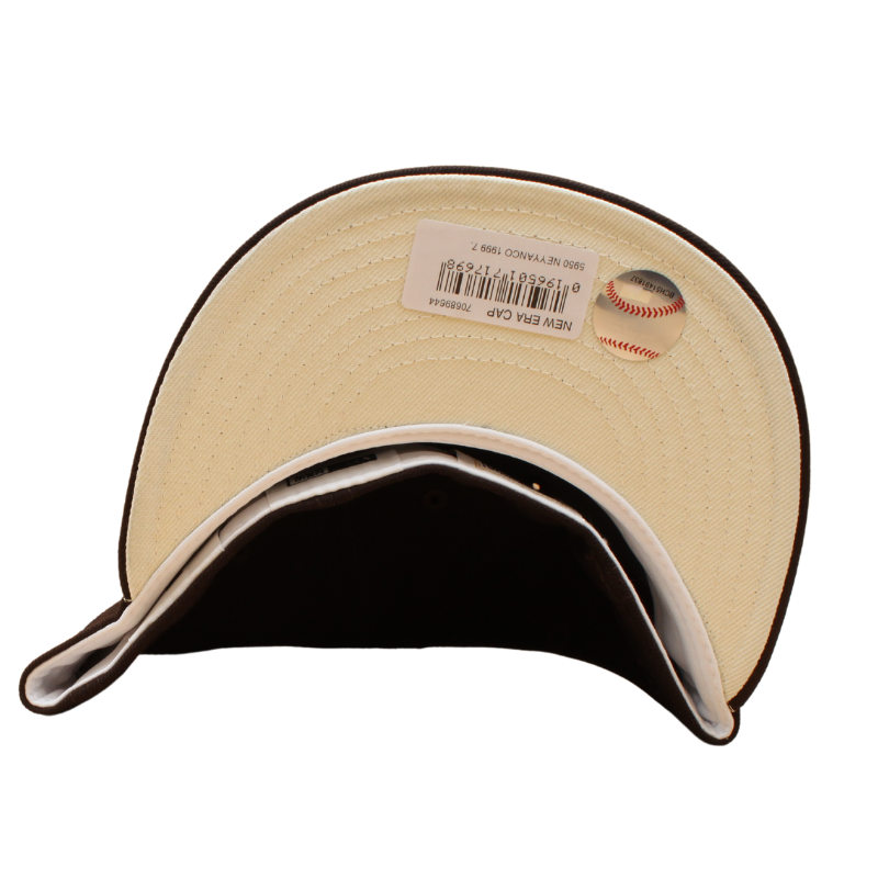 New York Yankees Cooperstown 59Fifty Fitted World Series 1999 - Burnt Wood - Headz Up 