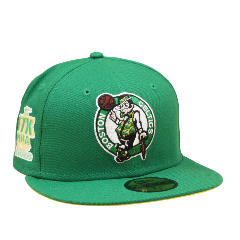 59Fifty Fitted Cap Boston Celtics CITRUS POP - Kelly Green - Headz Up 