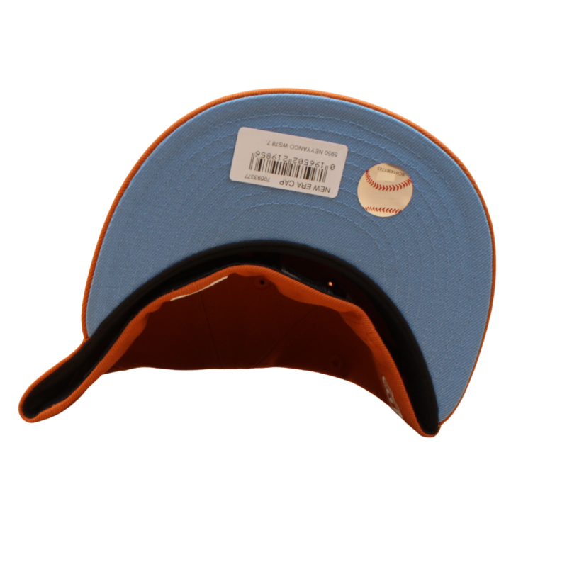 New York Yankees Cooperstown 59Fifty Fitted 75th World Series - Fight Orange - Headz Up 