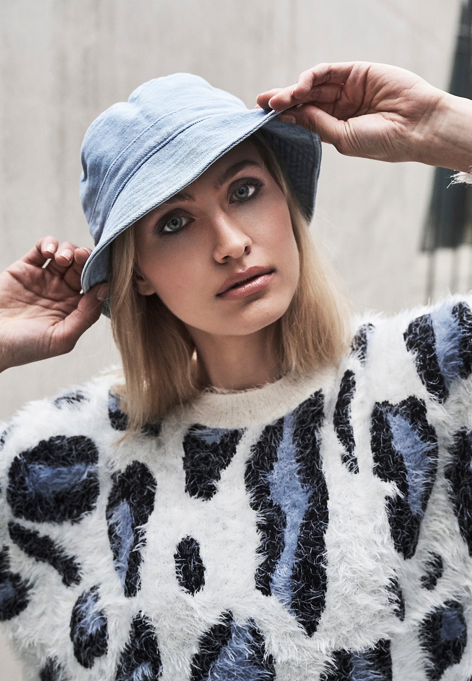 Denim Bucket Hat - Light/Blue - Headz Up 