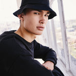 Flexfit Cotton Twill Bucket Hat - Black - Headz Up 