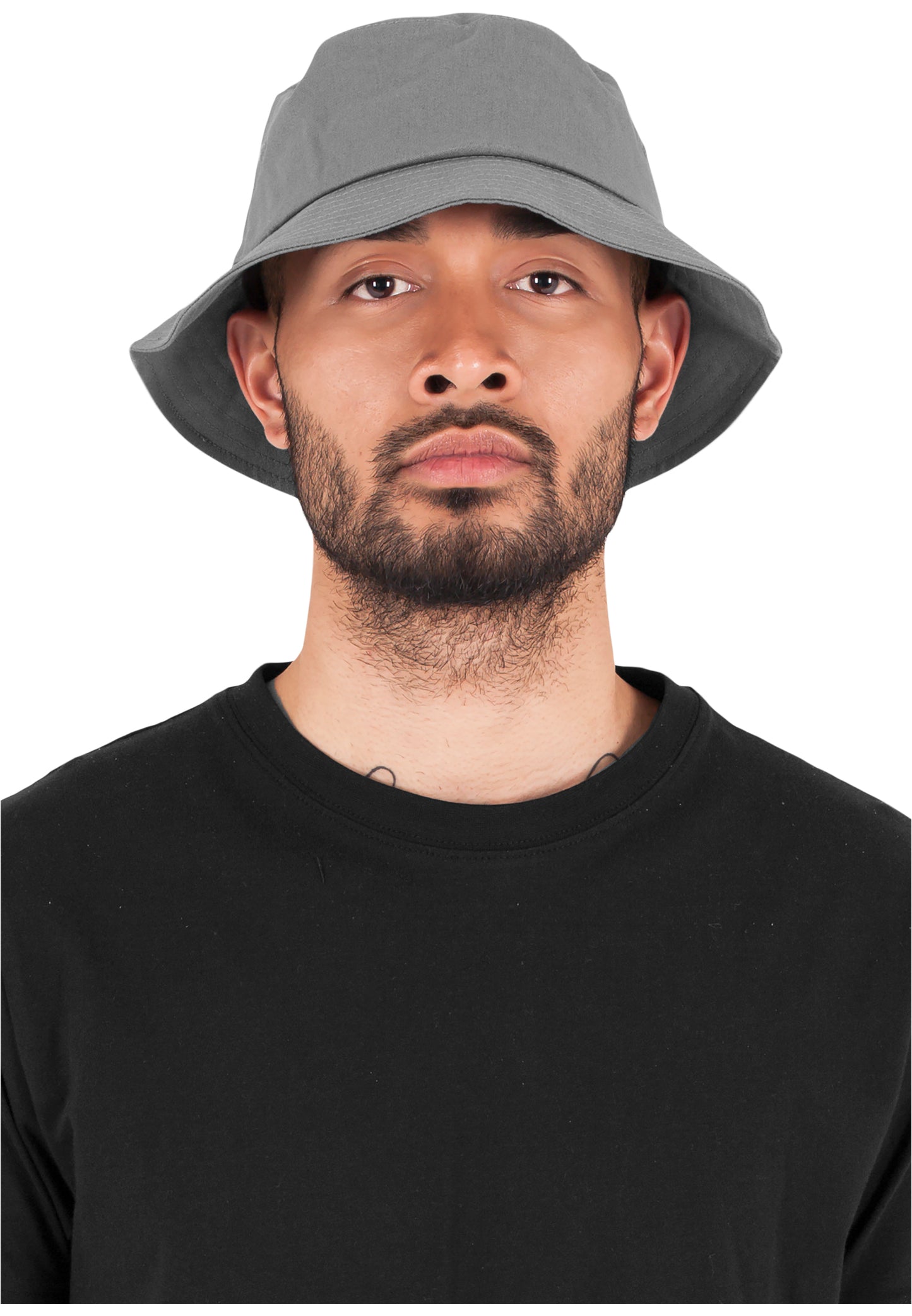 Flexfit Cotton Twill Bucket Hat - Grey - Headz Up 