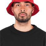 Flexfit Cotton Twill Bucket Hat - Red - Headz Up 