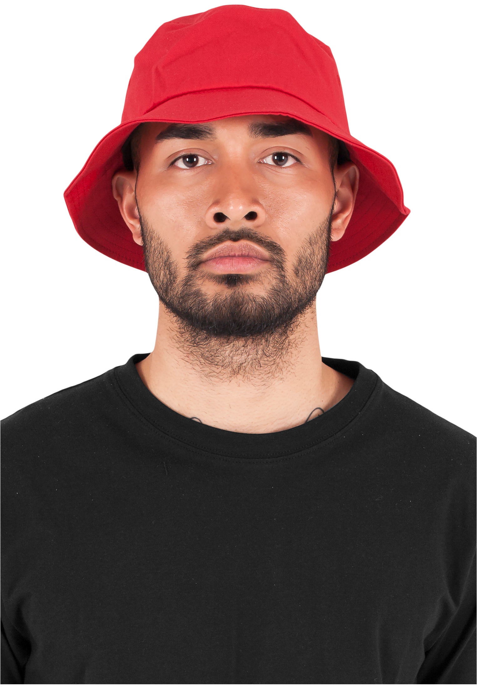 Flexfit Cotton Twill Bucket Hat - Red - Headz Up 