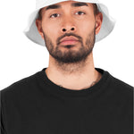 Flexfit Cotton Twill Bucket Hat - White - Headz Up 