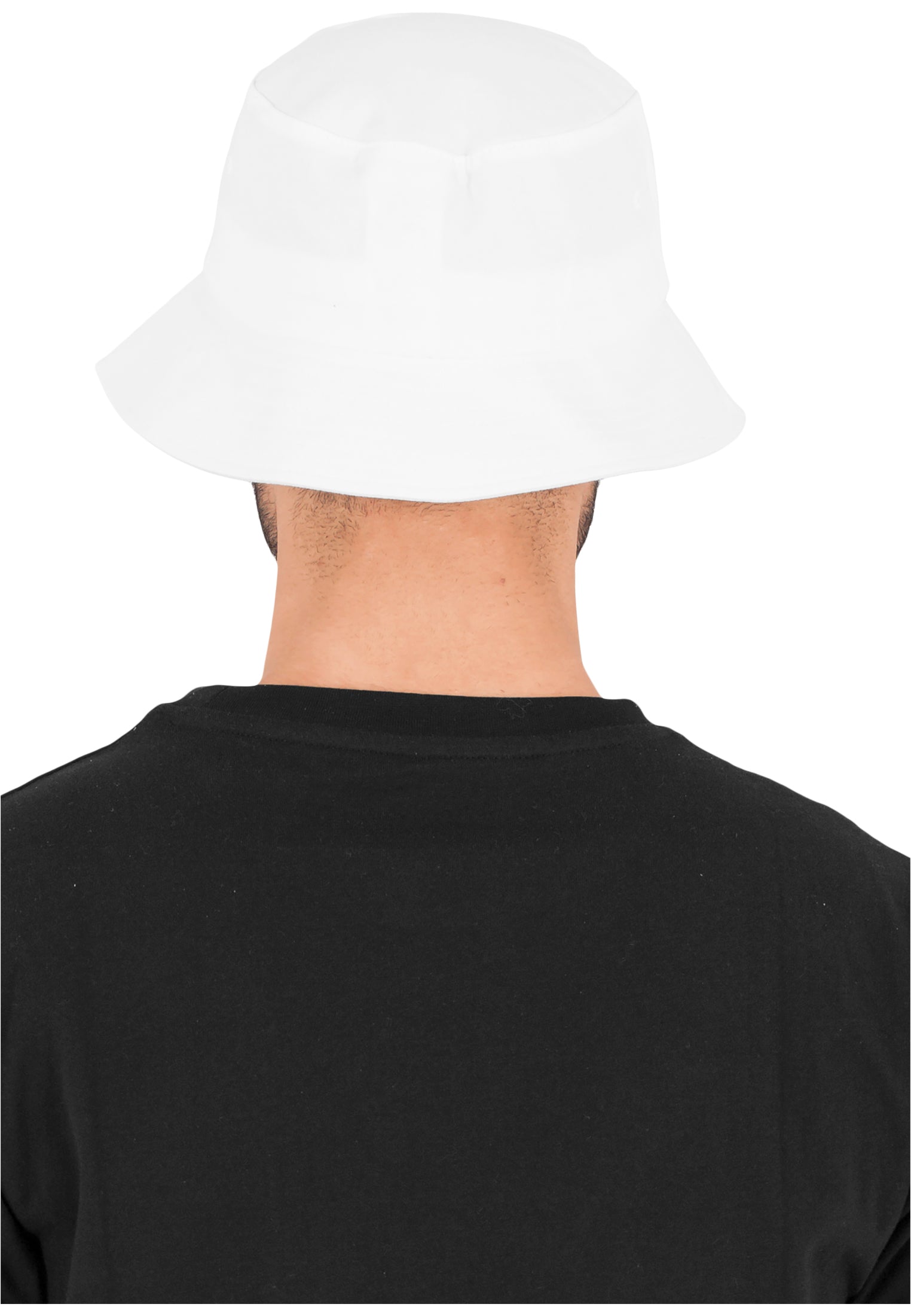 Flexfit Cotton Twill Bucket Hat - White - Headz Up 