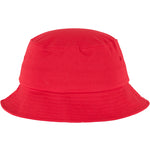 Flexfit Cotton Twill Bucket Hat - Red - Headz Up 