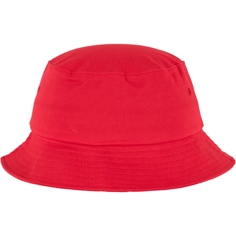 Flexfit Cotton Twill Bucket Hat - Red - Headz Up 