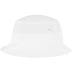 Flexfit Cotton Twill Bucket Hat - White - Headz Up 