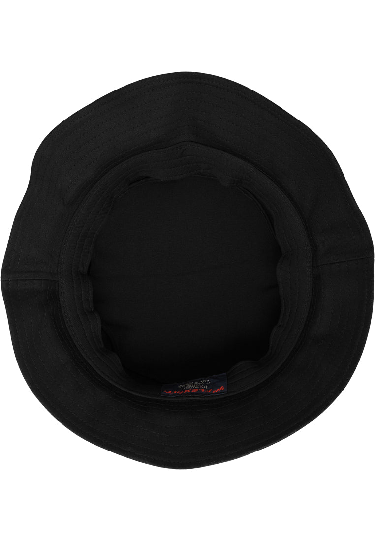 Flexfit Cotton Twill Bucket Hat - Black - Headz Up 