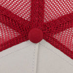 Gasoline Trucker Cap - White/Red/Blue - Headz Up 