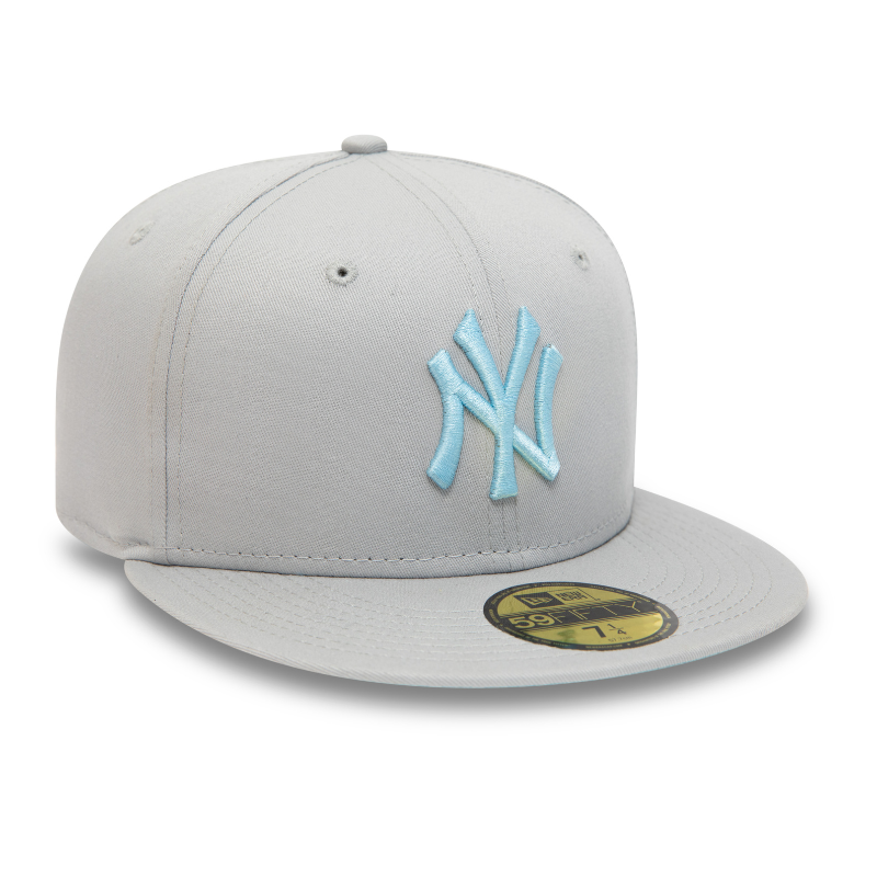 59Fifty Fitted Cap League Essential New York Yankees - Grey/Light Blue - Headz Up 