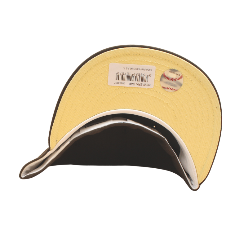 Philadelphia Phillies Cooperstown 59Fifty Fitted All Star Game 1996 - Walnut Brown/Yellow - Headz Up 