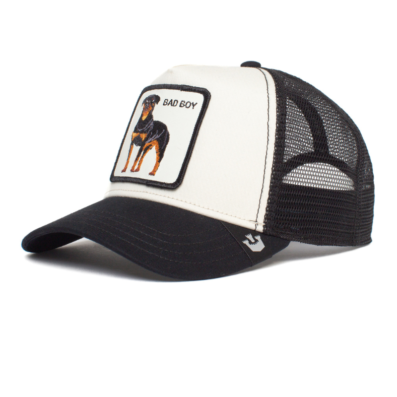 Goorin Bros The Badest Boy - Trucker Cap - White/Black - Headz Up 