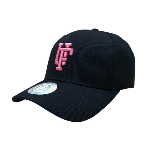 SPINBACK Baseball Cap - Black/Pink - Headz Up 
