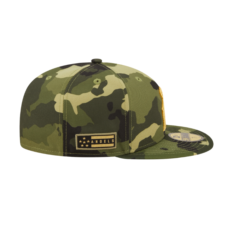 59fifty Fitted Cap Anaheim Angels Armed Forces (2022) - Camo - Headz Up 