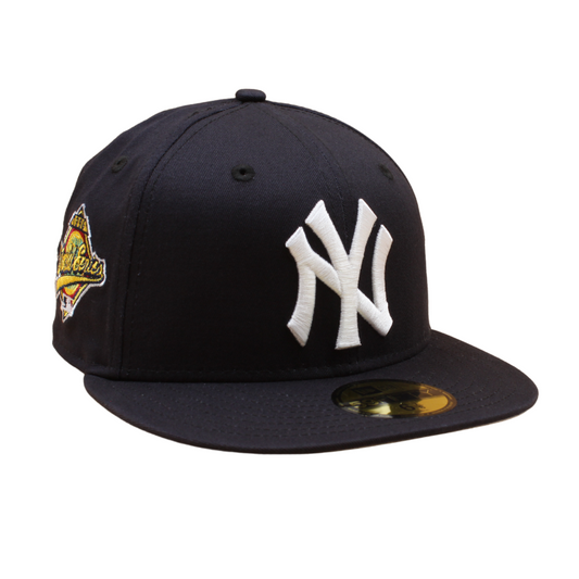 New York Yankees Cooperstown 59Fifty Fitted World World Series 1996 - Navy/Grey - Headz Up 