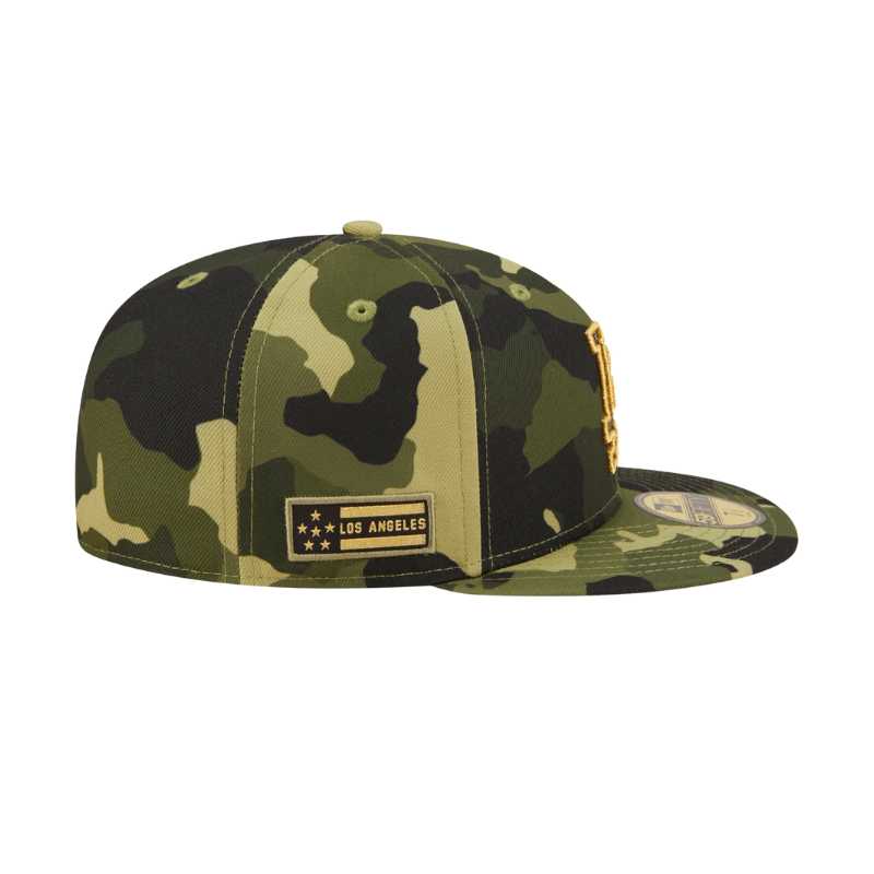 59fifty Fitted Cap Los Angeles Dodgers Armed Forces (2022) - Camo - Headz Up 