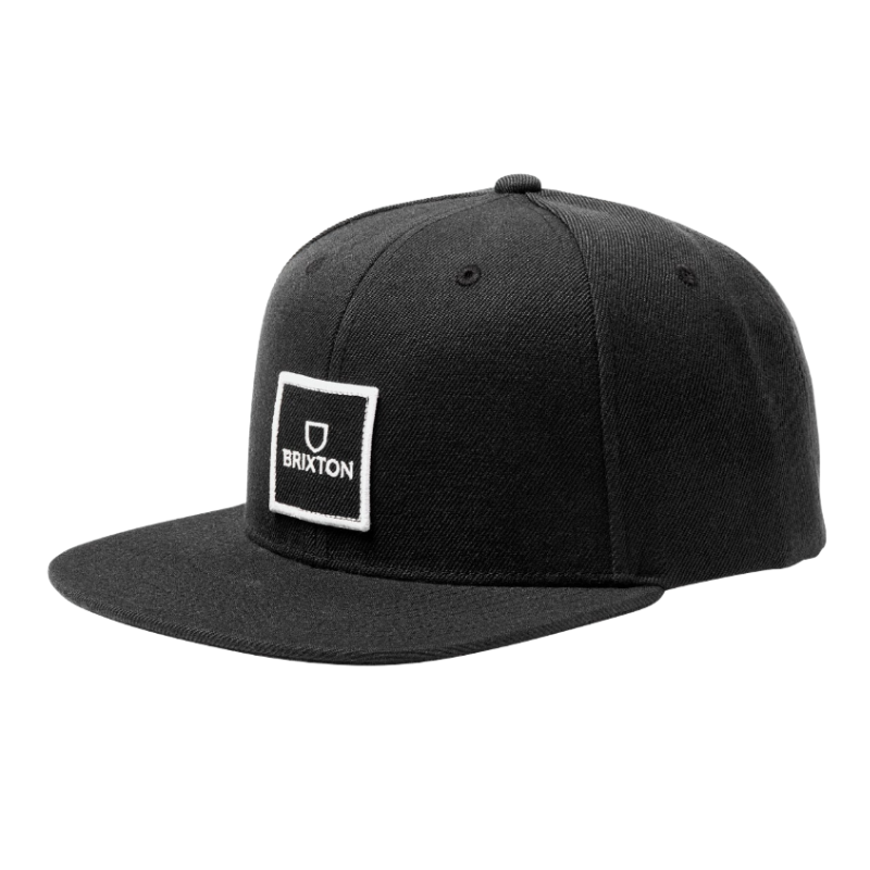 Alpha Square MP Snapback Cap - Black/Black - Headz Up 