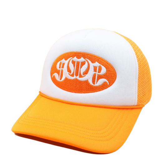 Orange Sabo Logo Trucker Cap - Headz Up 