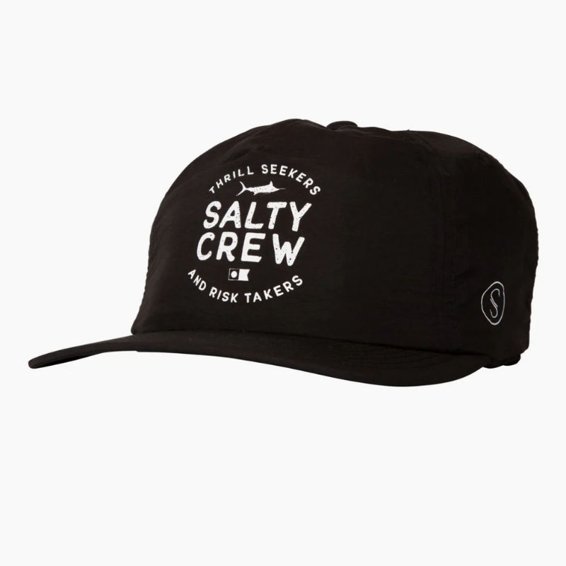 Salty Crew - Mullet 5-Panel Sunhat - Black - Headz Up 