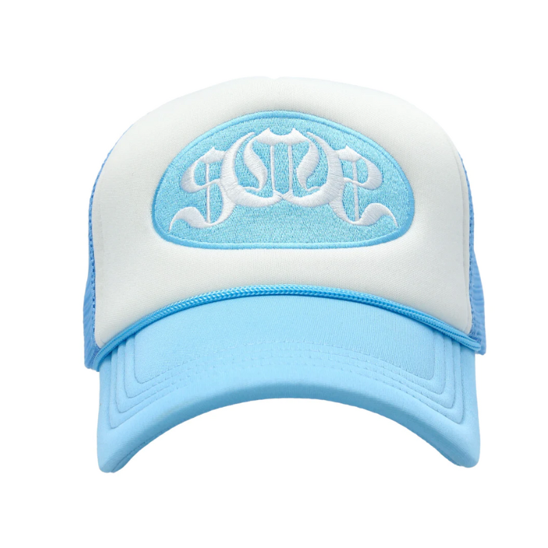 Blue Sabo Logo Trucker Cap - Headz Up 