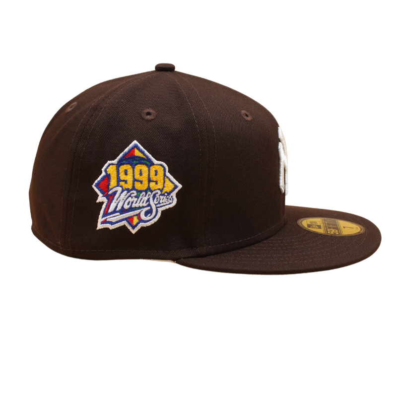 New York Yankees Cooperstown 59Fifty Fitted World Series 1999 - Burnt Wood - Headz Up 