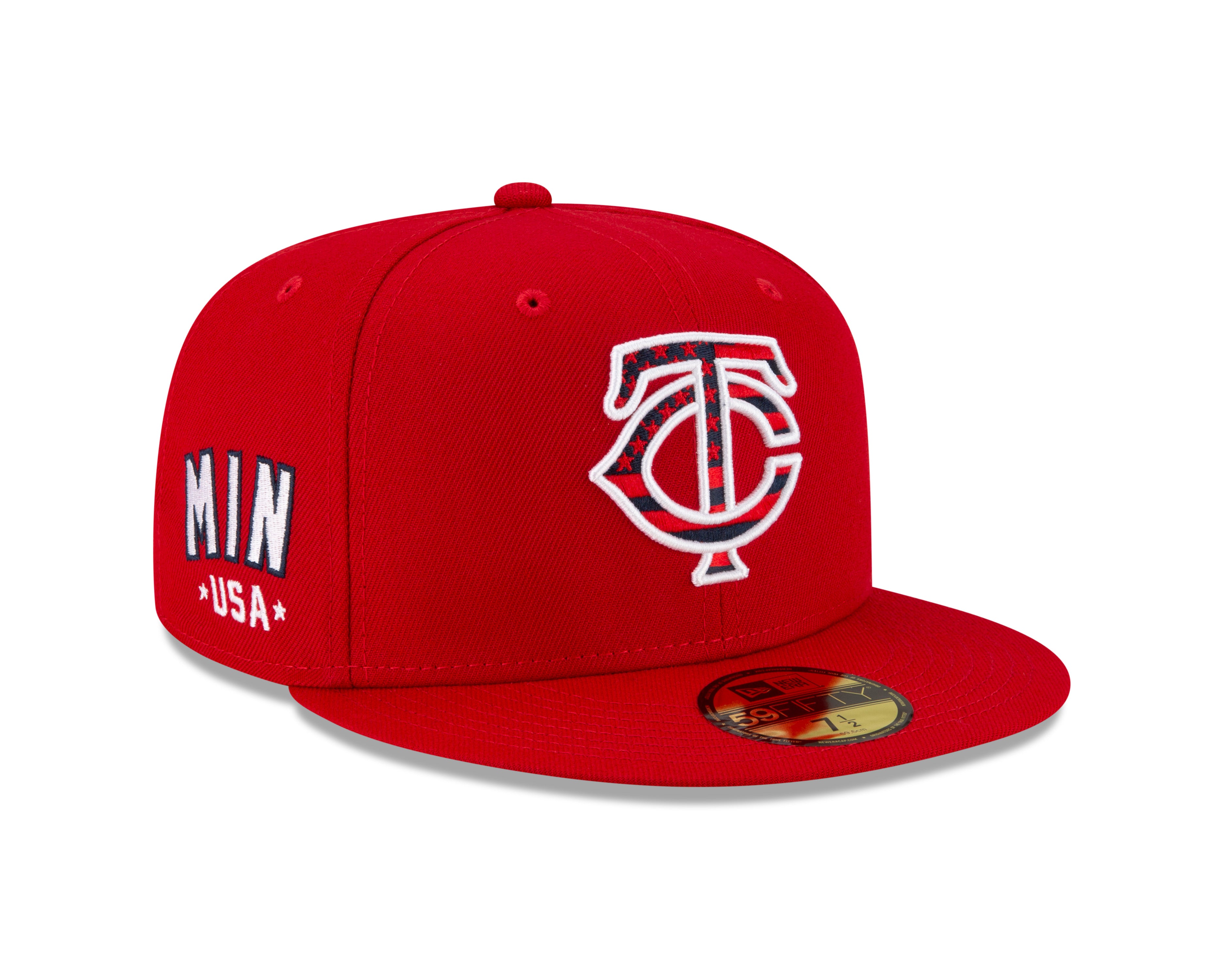 59Fifty Fitted Cap July 4 Minnesota Twins - Rød - Headz Up 