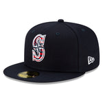 59Fifty Fitted Cap July 4 Seattle Mariners - Navy - Headz Up 