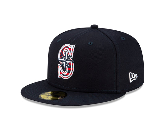 59Fifty Fitted Cap July 4 Seattle Mariners - Navy - Headz Up 