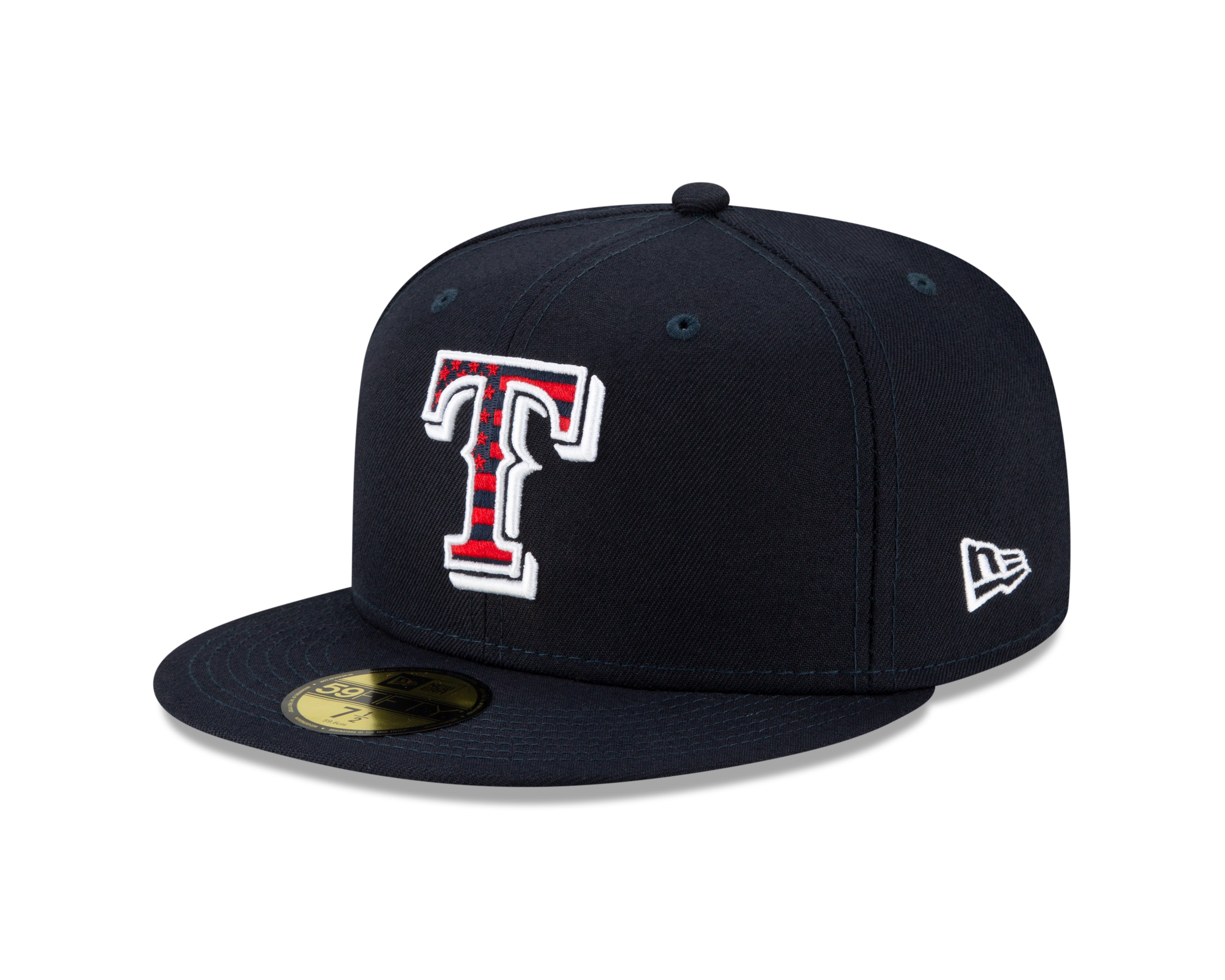 59Fifty Fitted Cap July 4 Texas Rangers - Navy - Headz Up 
