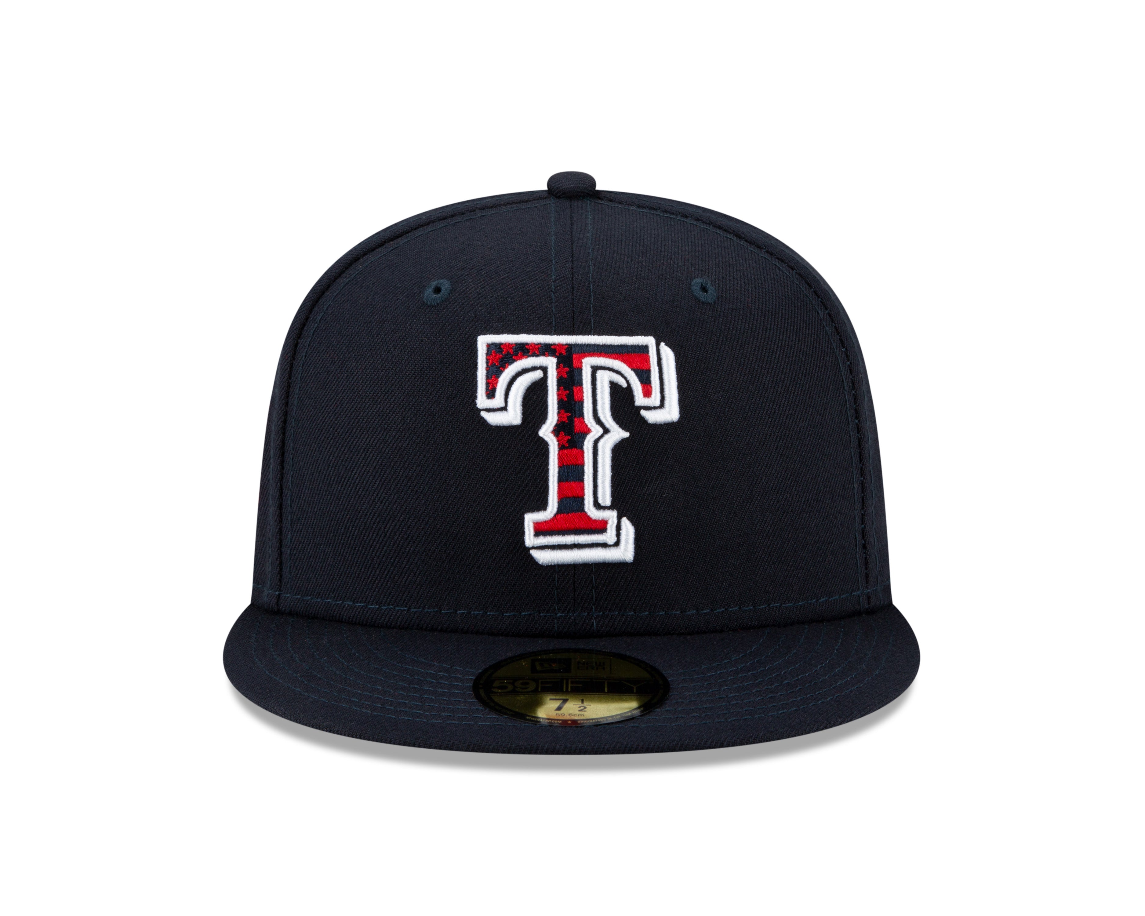 59Fifty Fitted Cap July 4 Texas Rangers - Navy - Headz Up 