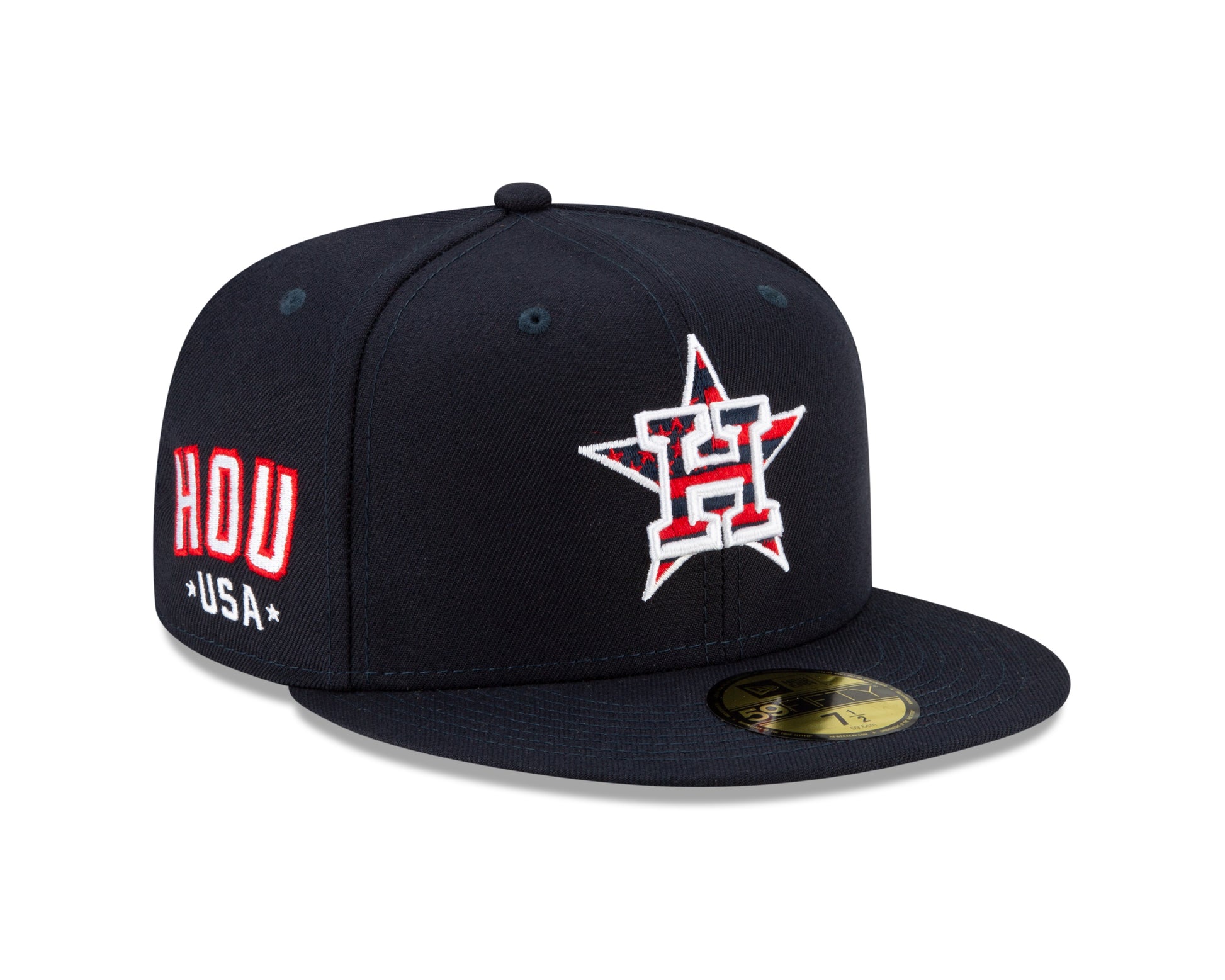 59Fifty Fitted Cap July 4 Houson Astros - Navy - Headz Up 