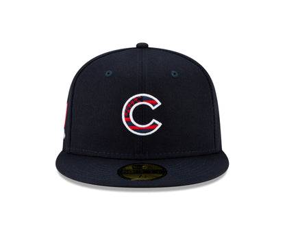 59Fifty Fitted Cap July 4 Chicago Cubs - Navy - Headz Up 