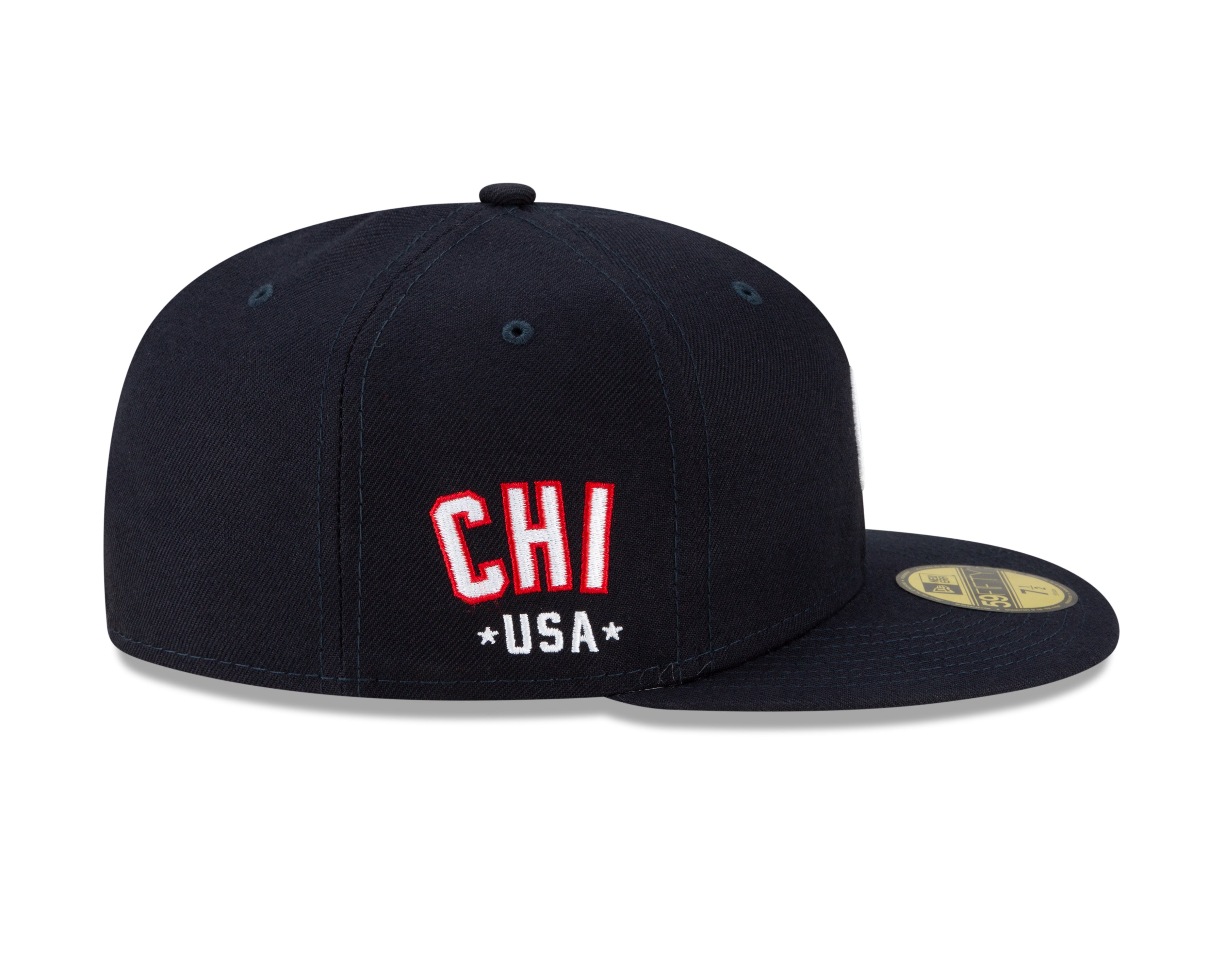 59Fifty Fitted Cap July 4 Chicago Cubs - Navy - Headz Up 