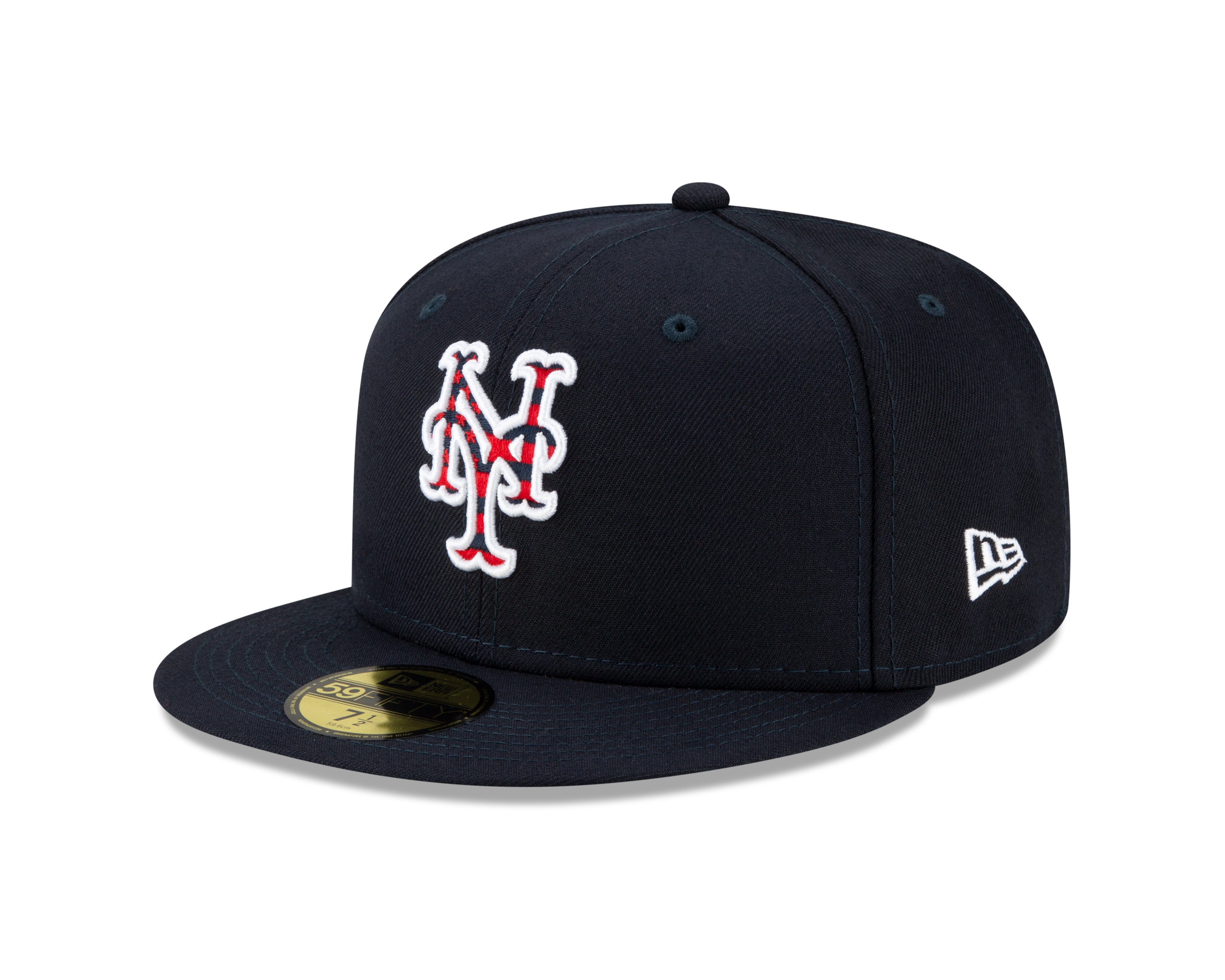 59Fifty Fitted Cap July 4 New York Mets - Navy - Headz Up 