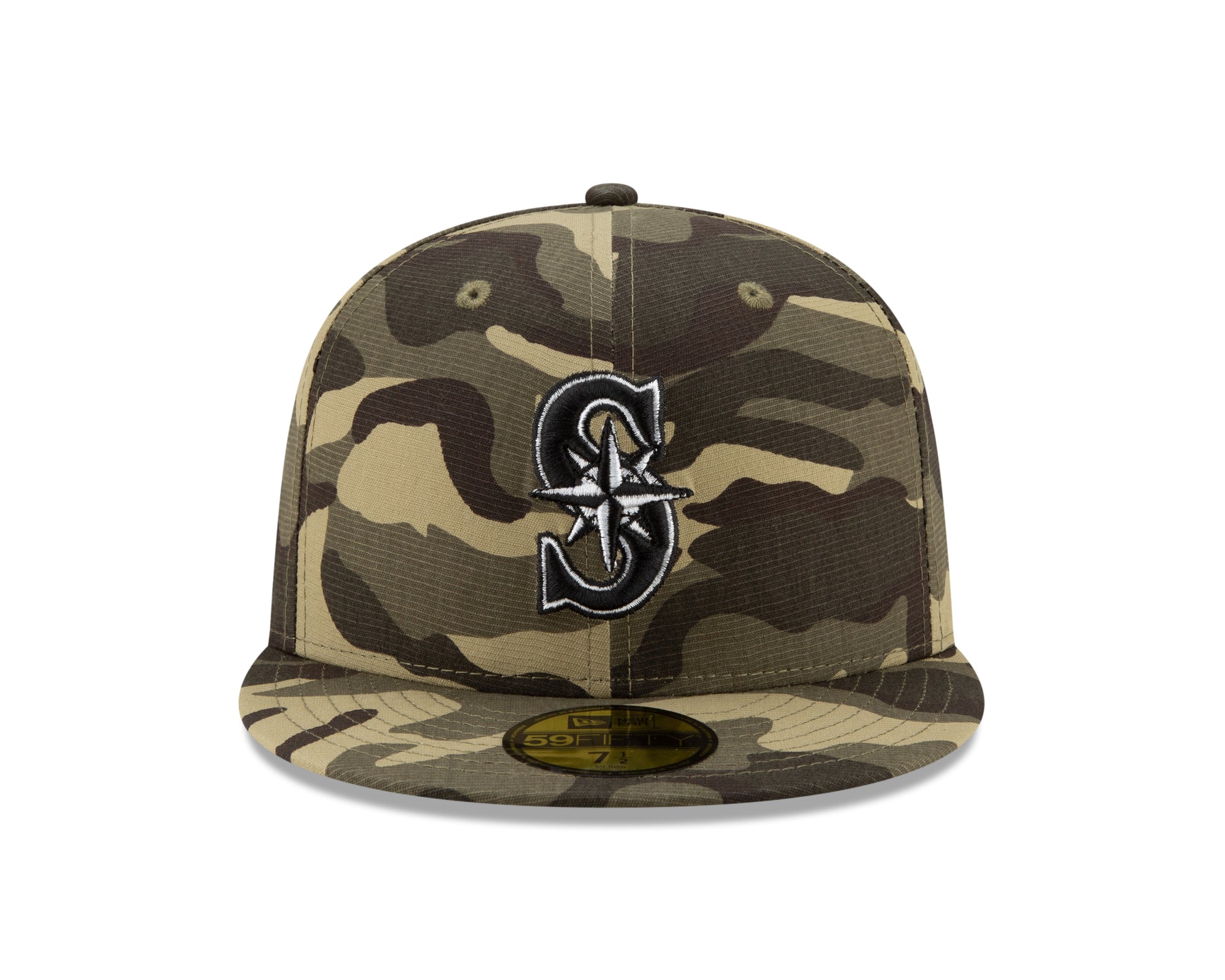 59fifty Fitted Cap Seattle Mariners Armed Forces - Camo - Headz Up 