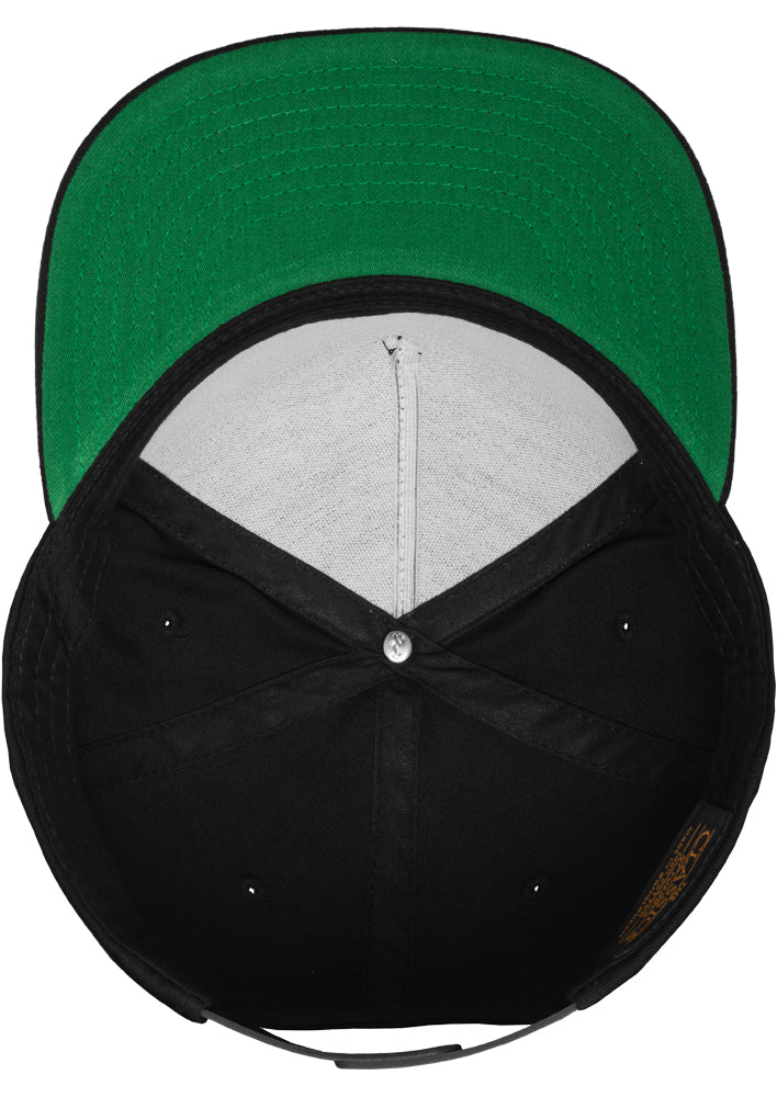 Classic 5-Panel Snapback - Black - Headz Up 
