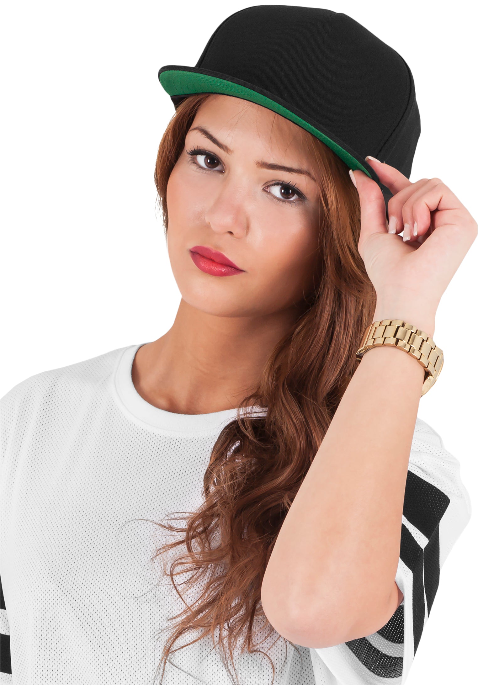 Classic 5-Panel Snapback - Black - Headz Up 