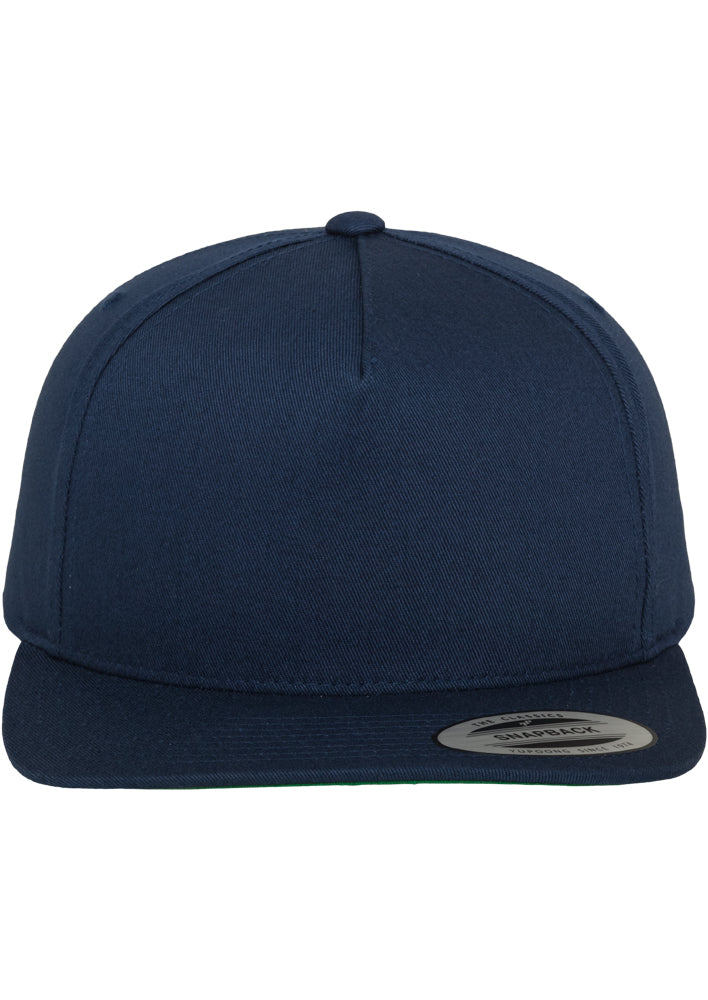 Classic 5-Panel Snapback - Navy - Headz Up 
