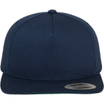 Classic 5-Panel Snapback - Navy - Headz Up 