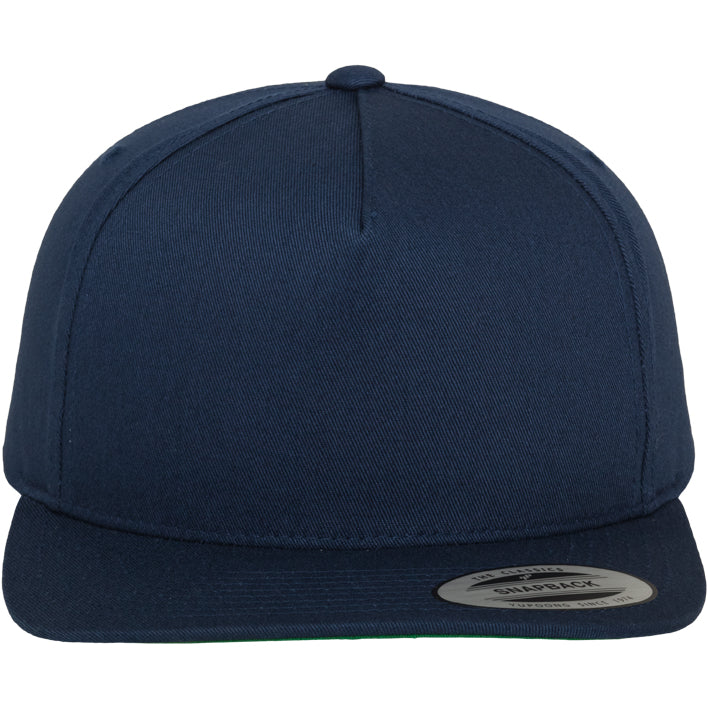 Classic 5-Panel Snapback - Navy - Headz Up 